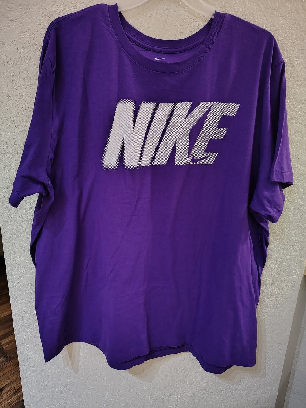 Nike Men's Graphic Spell-out Logo T-Shirt - Purple 3XL